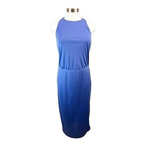 Halston Heritage Purple‎ Racerback Tank Dress Size Medium